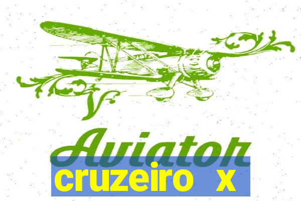 cruzeiro x palmeiras palpite
